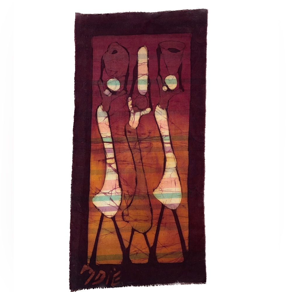 African Batik Tapestry